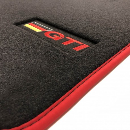 Tapis de sol VW Golf 5 6 GTI, tapis de voiture en velours, 4 pièces avant