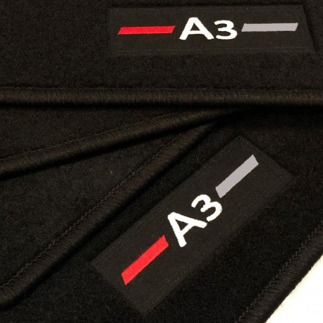 Tapis Audi A3 8L Restyling (2000 - 2003) logo sur mesure