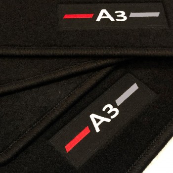 Tapis Audi A3 8PA Sportback (2004 - 2012) logo sur mesure