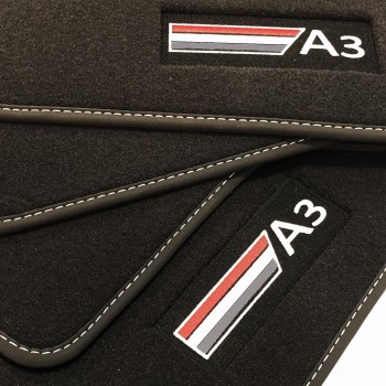 Tapis Audi A3 8V7 Cabriolet (2013-2020) Velour logo