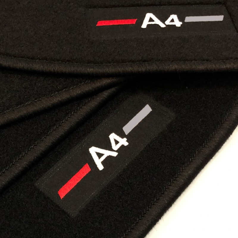Tapis de sol en TPE pour Audi A4 B9 Avant (11.2015-.) - tapis de voiture  - noir - Aristar - Guardliner - aussi pour la version Quattro