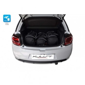 Kit de valises sur mesure pour Citroen DS3 (2010 - actualité)