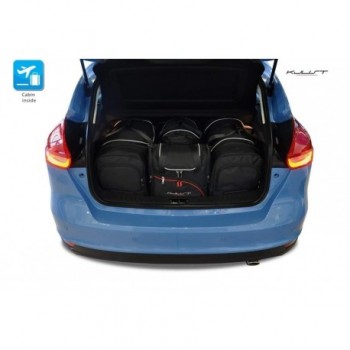 Kit de valises sur mesure pour Ford Focus MK3 3 ou 5 portes (2011 - 2018)