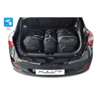 Kit de valises sur mesure pour Hyundai i30 5 portes (2012 - 2017)