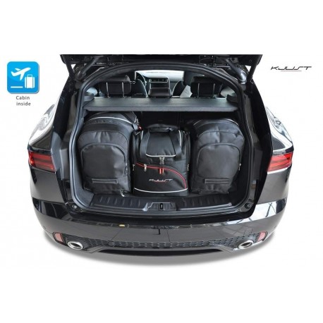 Kit de valises sur mesure pour Jaguar E-Pace