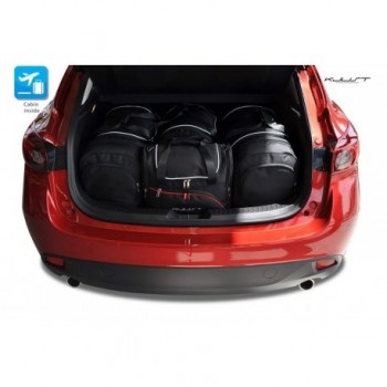 Kit de valises sur mesure pour Mazda 3 (2013 - 2017)