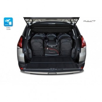 Kit de valises sur mesure pour Peugeot 3008 (2009 - 2016)