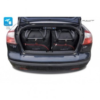 Kit de valises sur mesure pour Saab 9-3 Cabriolet (2007 - 2011)