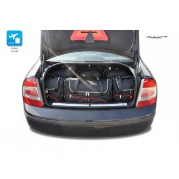 Kit de valises sur mesure pour Skoda Superb (2002 - 2008)