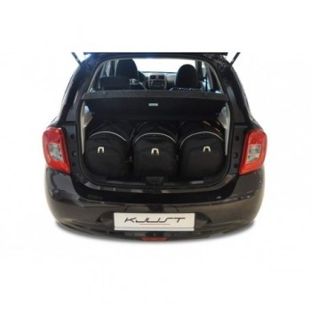 Kit de valises sur mesure pour Nissan Micra (2011 - 2013)