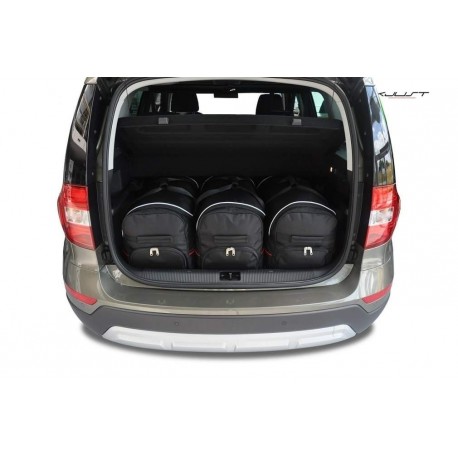 Kit de valises sur mesure pour Skoda Yeti (2009 - 2014)