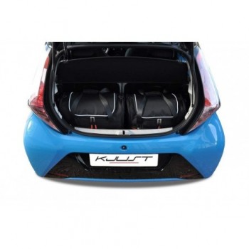 Kit de valises sur mesure pour Toyota Aygo (2014 - 2018)