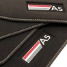 Tapis Audi A5 8T3 Coupé (2007 - 2016) Velour logo