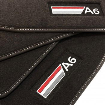 Tapis Audi A6 C4 (1994 - 1997) Velour logo