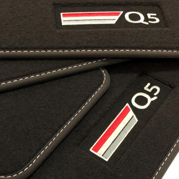 Tapis Audi Q5 FY (2017 - actualité) Velour logo