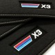 Tapis BMW X3 G01 (2017 - actualité) Velour M Competition