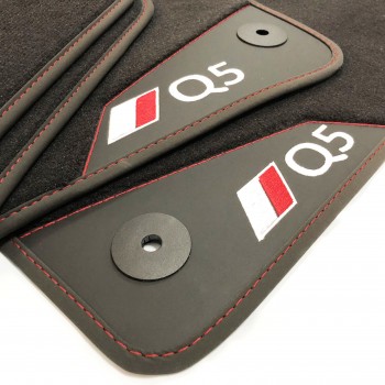 BHUAN-Tapis de voiture en cuir à rayures personnalisées pour Audi, tous les  modèles A6L, R8, Q3, Q5, Q7, S4, RS, TT, Qufresh A7, A8, A3, A4, A5, housse  de tapis automobile