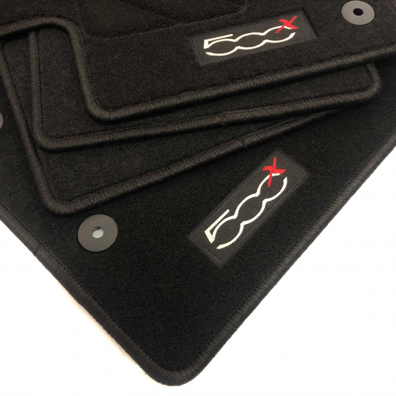 Tapis de voiture adaptés pour Fiat 500 2015