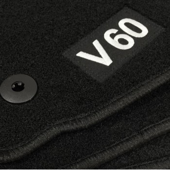 Tapis de sol Volvo V60 (2010 - 2018) comme Logo