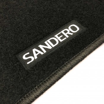 Tapis de sol, Velours avec le logo pour Dacia Sandero (2021-présent)