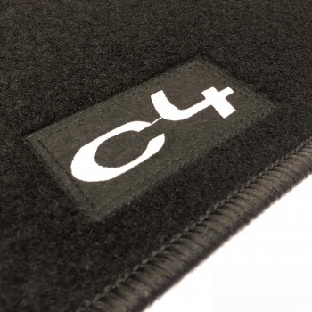 Tapis de sol avec logo pour Citroen C4 électrique e-C4 (2021-présent)