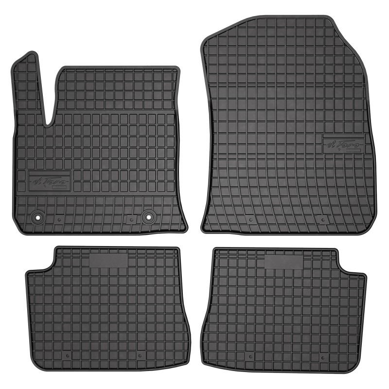 Tapis de voiture - Sur Mesure pour C3 / DS3 (2016 - 2020) - 4 pièces - Tapis  de sol antidérapant pour automobile