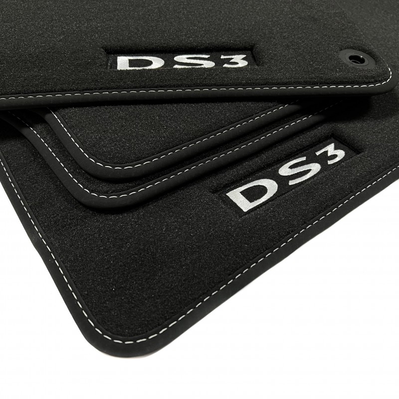 Tapis de sol Citroën DS3 (2010-2019) velours