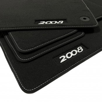 Tapis de sol Peugeot 2008 (2013 - 2016) de velours