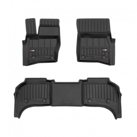 Tapis de sol de type seau de la Prime de caoutchouc pour Land Rover Defender II suv (2020 - )