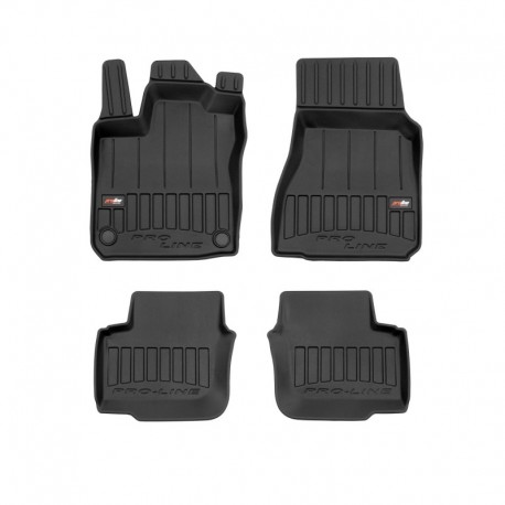 Tapis de sol Premium, type-seau en caoutchouc pour Renault Twingo III hatchback (2014 - )