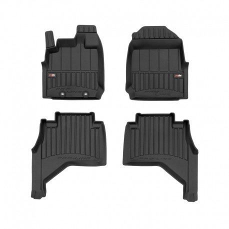 Tapis 3D fait de la Prime de caoutchouc pour Isuzu D-MAX III pickup 4 portes (2019 - )