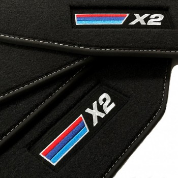 Tapis de Sol Logo en Velours pour BMW X2 F39 (2018-2023)