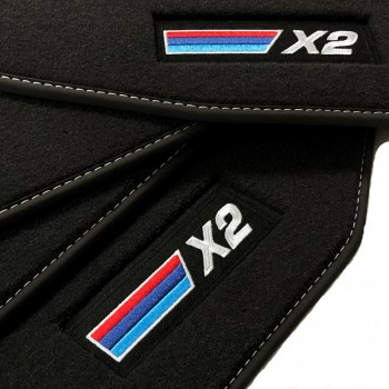 Tapis de Sol Logo en Velours pour BMW X2 U10 (2024-)