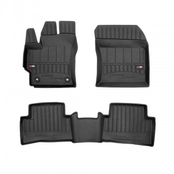 Tapis de sol en caoutchouc 3D pour Toyota Corolla Hybride 2017-actualité - ProLine®