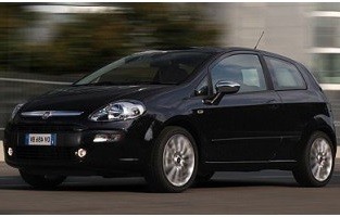 Tapis de sol de type seau de la Prime de caoutchouc pour Fiat Punto EVO à hayon de 3 portes (2009 - 2012)
