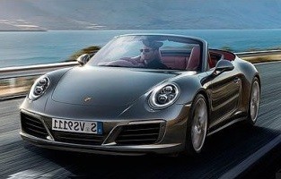 Protecteur de coffre de voiture réversible Porsche 911 991 Restyling Cabrio (2016-2019)