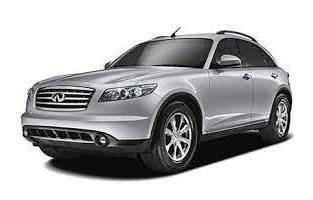 Protecteur de coffre de voiture réversible Infiniti FX FX35 / FX45 (2002 - 2008)