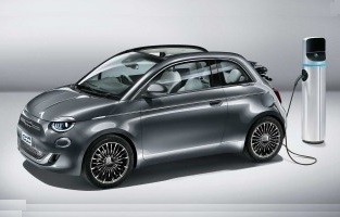 Tapis Fiat 500 Électrique Cabrio (2020-présent) logo Hybride