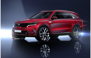 Tapis de sol Kia Sorento (2020-présent) logo Hybride